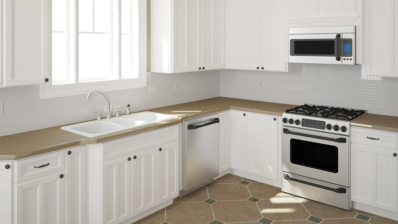 Should You Stain Or Paint Your Kitchen Cabinets For A Change In